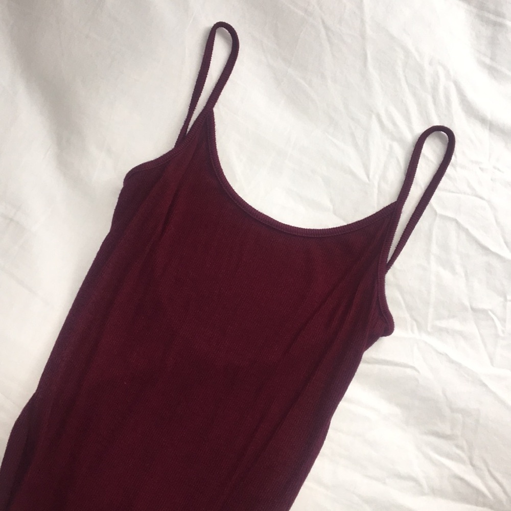 Burgundy Bodysuit